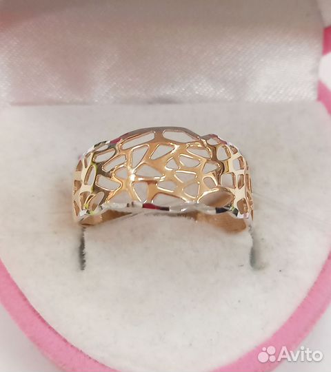 Золотое кольцо новое (арт.114398) Л101Б