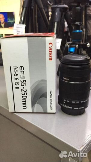 Canon EF-S 55-250mm f/4-5,6 IS, новый
