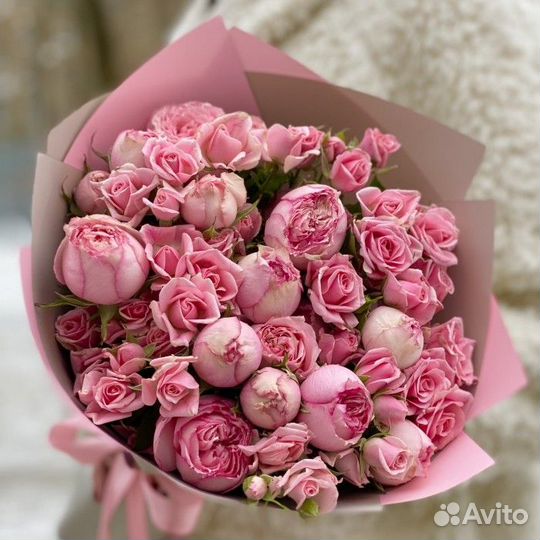 Пионовидные розы, Букеты с доставкой