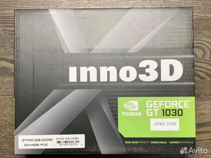 Продаю видеокарту inno3D GeForce GT 1030 LP