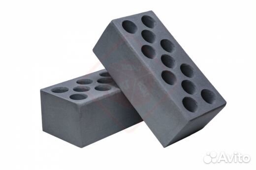 Кирпич силикатный Темно серый взкг