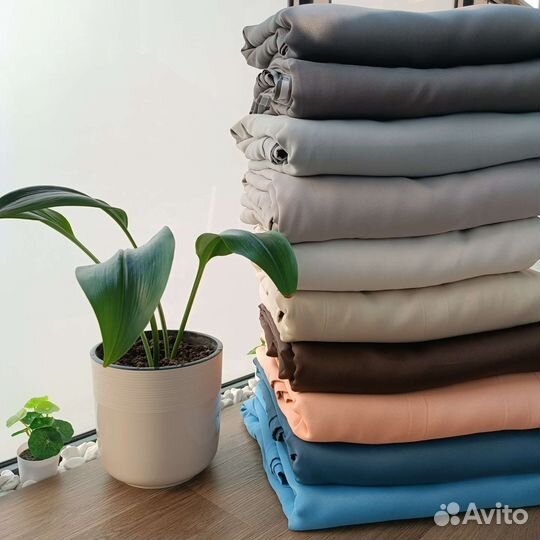 Шторы блэкаут комплект 4м(2м+2м) плотные красивые