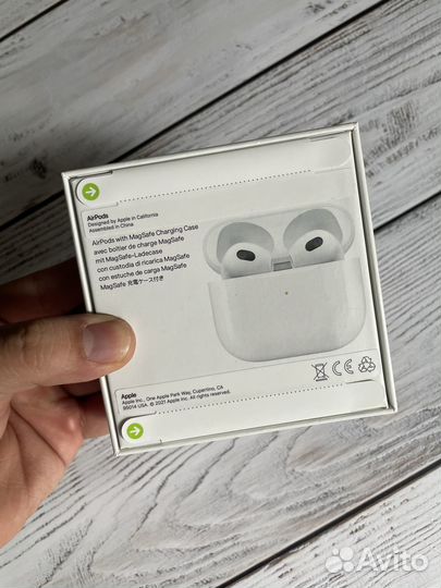 Airpods 3 (Гарантия + Чехол)