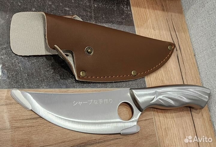 Сербский цельнометаллический шеф нож