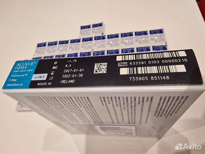 Контактные линзы Acuvue oasys