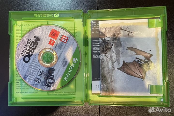Metro Exodus диск для Xbox One