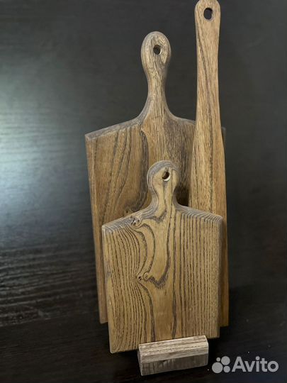Набор разделочных досок из массива карагача (вяз)