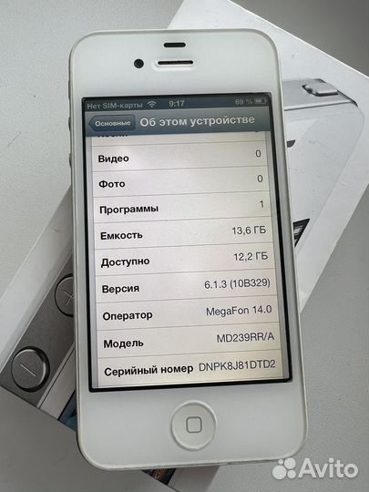 iPhone 4S, 16 ГБ