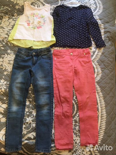 Вещи пакетом на девочку 122 128