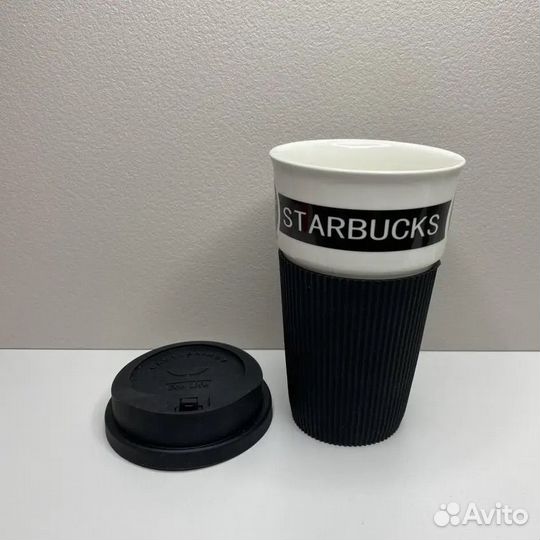 Стакан Starbucks с крышкой 400 мл Старбакс
