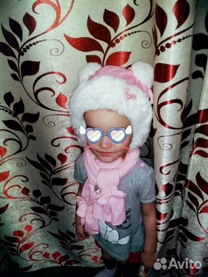 Шапка зимняя 46 размер и шарф