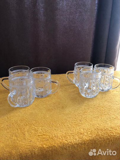 Набор хрустальных кружек