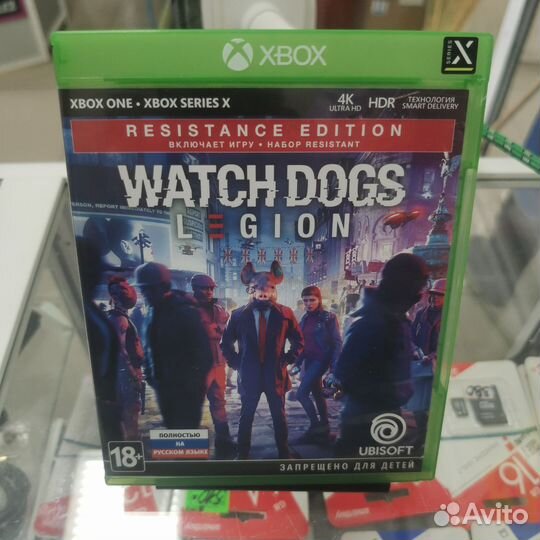 Диск Watch Dogs legion xbox one/series