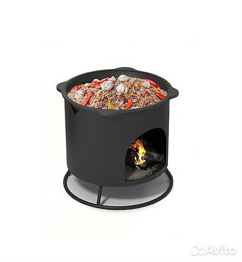 Печь под казан малая Везувий 12л