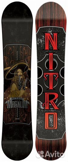 Сноуборд с креплениями