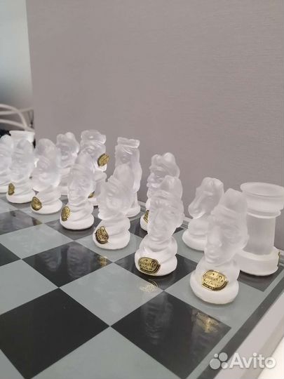 Шахматы из хрусталя Bohemia