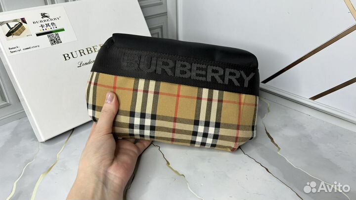 Сумка на пояс burberry мужская