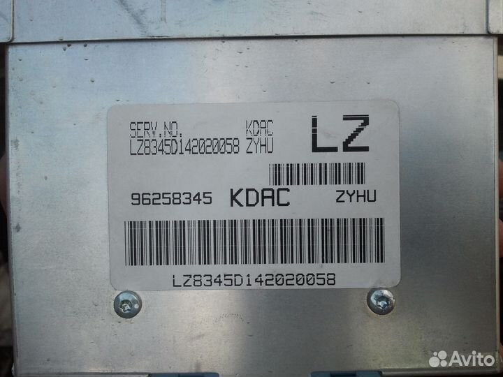 Эбу Daewoo Nexia 16 кл