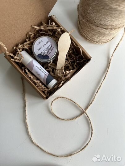 Набор бальзам для губ+ скраб для губ