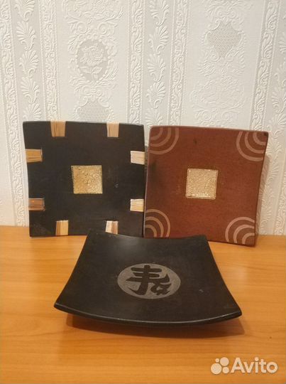 Тарелки интерьерные Ловец снов Шишка Китайские шар