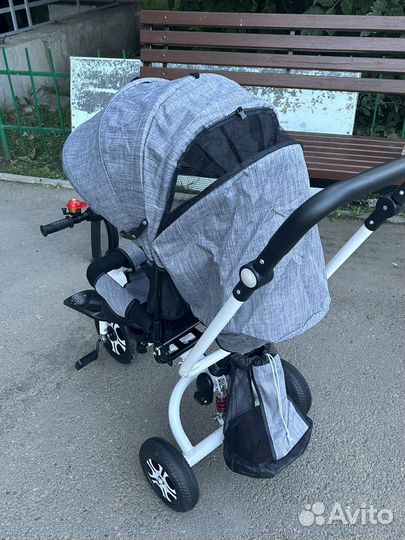 Коляска велосипед новый