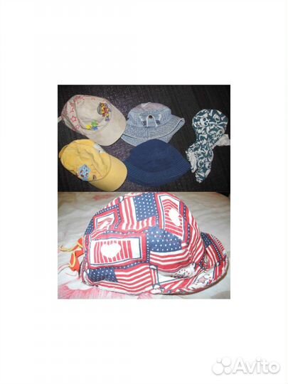 Летние кепки панамы мальчику 1-5л пакет
