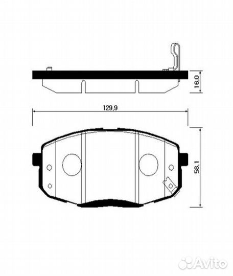 HSB HP0040 Колодки тормозные hyundaikia I30ceed -0