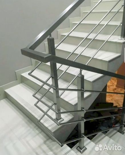 Перила, поручни из нержавеющей стали