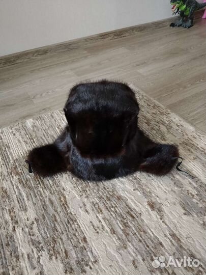 Норковая шапка мужская