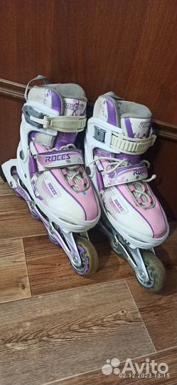 Роликовые коньки Roces abec 3 раздвижные
