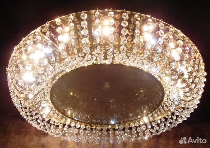 Люстра high-tech 191/15А GD White Е14 Картье