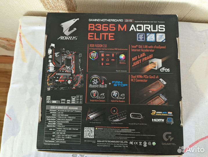 Gigabyte B365 M Aorus Elite LGA1151v2 в идеале