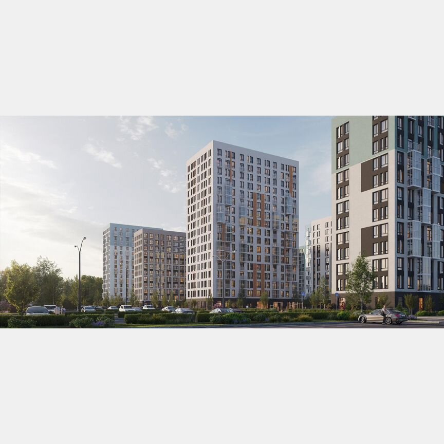 2-к. квартира, 51,3 м², 15/17 эт.