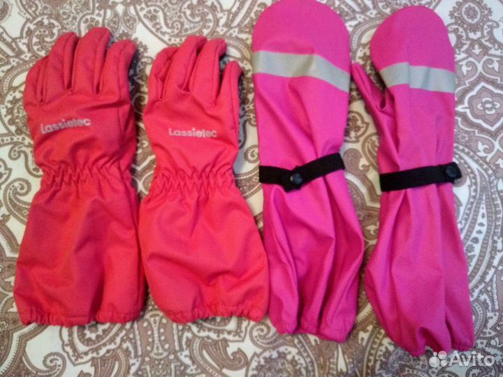 Перчатки lassie, варежки reima бэу