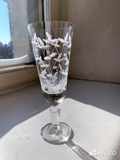 Хрустальные фужеры комплект (раритет СССР) 15 шт