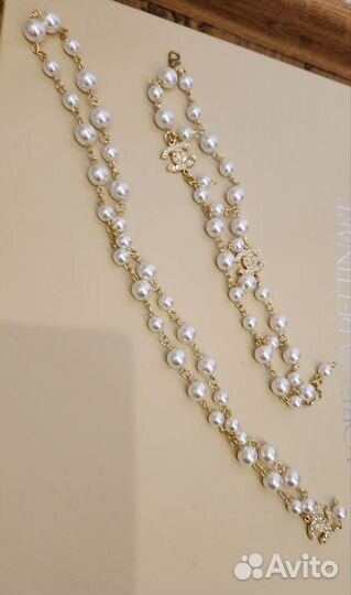 Комплект chanel - колье и браслет