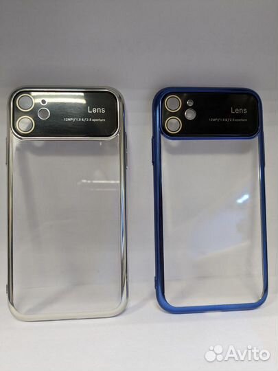 Чехол iPhone 11 Lens защитное стекло на камеру