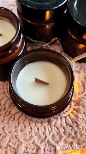 Ароматическая свеча ручной работы