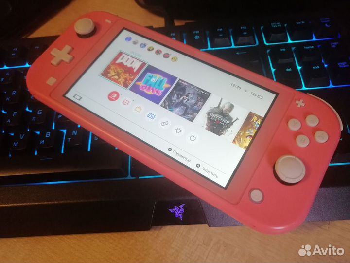 Nintendo switch lite с играми