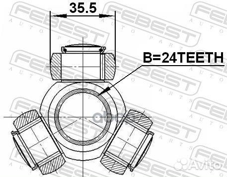 Трипод 2716-C30 2716C30 Febest