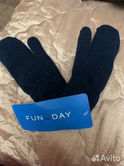 Варежки детские теплые 3-7 лет