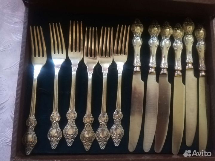 Набор столовых приборов СССР. Мельхиор