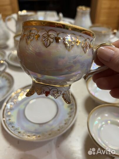 Чайный сервис фарфор Дулево