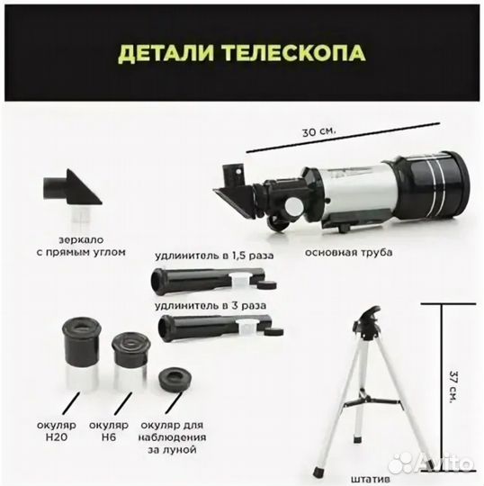 Телескоп F30070m