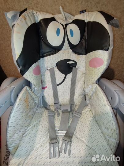 Стульчик для кормления Chicco Polly 2 Start енот