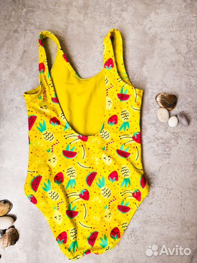 Купальник для девочки 110 116 слитный