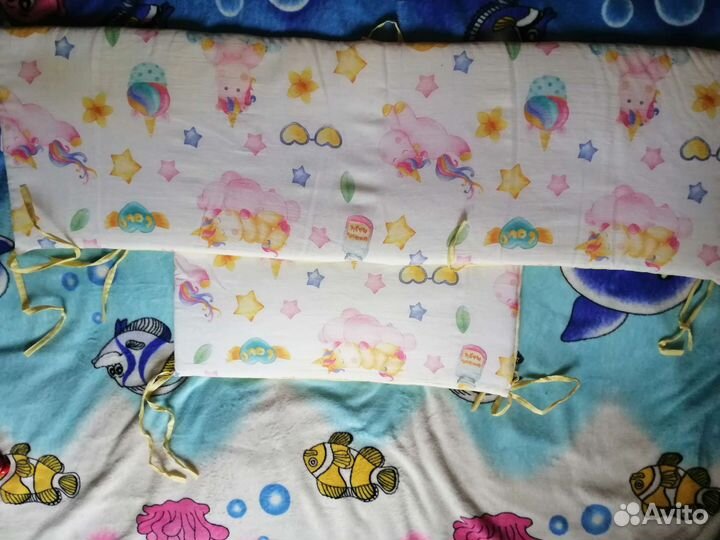 Бортики в детскую кроватку бу