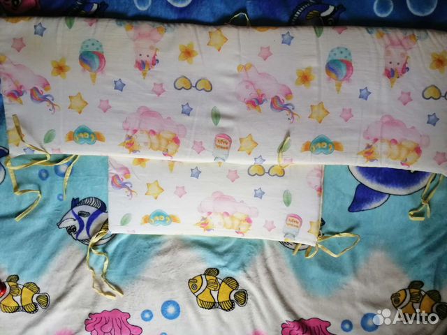 Бортики в детскую кроватку бу