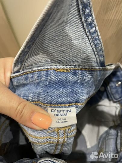 Комбинезон джинсовый 116