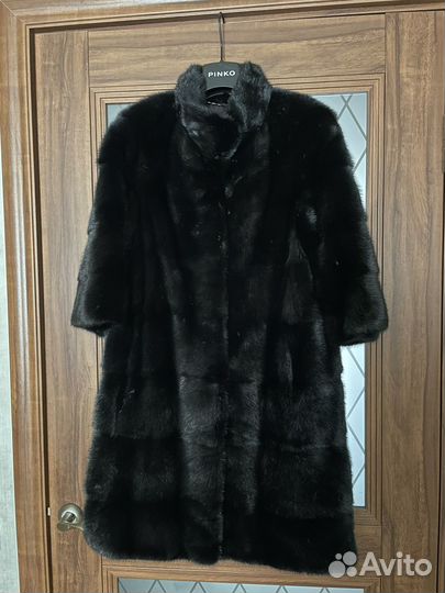 Шуба норковая 42 44 черная